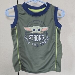 Star Wars Kids Tank Top - Green and Navy